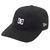 DC SHOES NEW ERA BENCHWARMER STRAPBACK CAP BLACK/WHITE DCP224214-KVJO画像