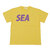 WIND AND SEA SEA S/S T-SHIRT LA YELLOW-PURPLE画像