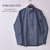 INDIVIDUALIZED SHIRTS STANDARD FIT L/S BD SHIRT RIGID CHAMBRAY BULE画像