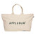 APPLEBUM Logo Zip Totebag NATURAL画像