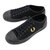 FRED PERRY HUGHES LOW CANVAS BLACK/CHAMPAGNE B4365-157画像