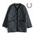 FRED PERRY MIE LAVENHAM QUILTED LINER LAMP BLACK J2852-G95画像