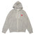 PLAY COMME des GARCONS × Invader Hooded Sweatshirt GRAY画像