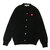 PLAY COMME des GARCONS × Invader Men's Cardigan BLACK画像