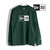 NEW ERA L/S BOX LOGO TEE GREEN 13330972画像