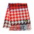 DAPPER'S LOT1590 Cashmink Scarf by V.FRAAS / RED/BLACK Geometry Pattern画像