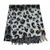 DAPPER'S LOT1590 Cashmink Scarf by V.FRAAS GRAY/BLACK Leopard Pattern画像