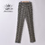 ANATOMICA TRIM STEM PANTS HOUNDSTOOTH BLACK画像