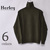 Harley of Scotland MERINO CASHMERE ROLL NECK SWEATER M4741/5画像