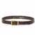 YUKETEN Triple Stitched Belt - Havana with Natural Stitch - 2853画像