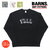 BARNS ワイド プリント クルーネック スウェット Y'ALLS BR-22431画像