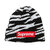 Supreme &times; NEW ERA 22AW Box Logo Beanie ZEBRA画像