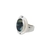 XOLO JEWELRY Amulet Ring with Black Shell XOR037画像
