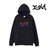 X-girl ATHLETIC LOGO SWEAT HOODIE 105231012008画像