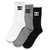 DC SHOES SPP DC CREW SOCKS 3PACK BLACK/WHITE/GREY DSO231239-KVJ8画像