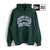 NEW ERA 裏毛 オーバーサイズド プルオーバーフーディー Classic College カレッジロゴ ダークグリーン 13330909画像