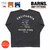 BARNS ヴィンテージライク 長袖 プリント Tシャツ BR-22418画像