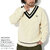 FRED PERRY Striped Trim V-Neck Sweater K5539画像