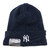 NEW ERA ベーシック カフニット コットン ニューヨーク・ヤンキース ネイビー × スノーホワイト 13518046画像