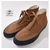 ANATOMICA WAKOUWA DECK SHOES HIGH BROWN/BLACK画像