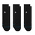 STANCE ICON QUARTER 3 PACK BLACK A356A21IQP画像