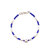 THE BINGO BROTHERS Star Silver Bracelet NAVY画像