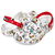 crocs PEANUTS CLASSIC CLOG WHITE/MULTI 208629-94S画像
