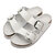 BIRKENSTOCK ARIZONA BIG BUCKLE WHITE / NATURAL LEATHER 1016826画像
