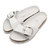 BIRKENSTOCK MADRID BIG BUCKLE WHITE / NATURAL LEATHER 1018866画像