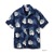 Duke Kahanamoku Lot No. DK39045 INDIGO COTTON HAWAIIAN SHIRT “DUKE'S PINEAPPLE”画像