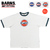 BARNS SLUB RINGER PRINT TEE Calif BR-23243画像