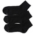 Hanes FRESH IQ QUARTER LENGTH SOCKS 3P BLACK HMSCS203-090画像