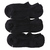 Hanes FRESH IQ GHOST ANKLE SOCKS 3P BLACK HMSCS501-090画像
