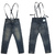 JOHNBULL サスペンダー デニム ワークパンツ Wユーズドウォッシュ JL231P42画像