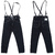 JOHNBULL サスペンダー デニム ワークパンツ ワンウォッシュ JL231P42画像
