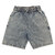 COOKMAN Chef Pants Short Snow Washed Denim Blue画像