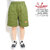 COOKMAN Chef Pants Short Front pocket Olive -OLIVE GREEN- 231-31953画像