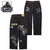 X-LARGE GRAFFITI DENIM PANTS BLACK 101233031007画像