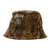 STUSSY STOCK LOCK DEEP BUCKET HAT BROWN画像