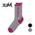 X-girl BROKEN OVAL LOGO RIB SOCKS 1052330540画像