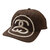 STUSSY LOW PRO BIG LINK STRAPBACK BROWN画像
