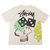 STUSSY STRIKE PIG DYED TEE NATURAL画像