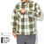 BIG MIKE Heavy Flannel Green Check L/S Shirt 102335100画像