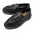 Dr.Martens ADRIAN SNAFFLE PEBBLE GRAIN LEATHER KILTIE LOAFERS 30962001画像