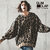 GLIMCLAP Leopard pattern used like processing sweater 15-124-GLA-CD画像