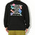 BEN DAVIS Sticker Recycle Cotton Mix Print L/S Tee BDZ3-1003画像