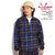 COOKMAN Delivery Jacket Woolmix Tartan Scottish Navy 231-33436画像