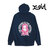 X-girl CIRCLE BACKGROUND FACE SWEAT HOODIE 105234012009画像