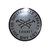 EVILACT EVILACT Double Cross Bone Round Sticker S画像