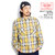 BIG MIKE HEAVY FLANNEL SHIRTS - BGE&times;WHT 1023351022画像
